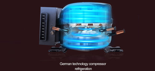 The Alpicool fridge uses German compressors or LG compressors