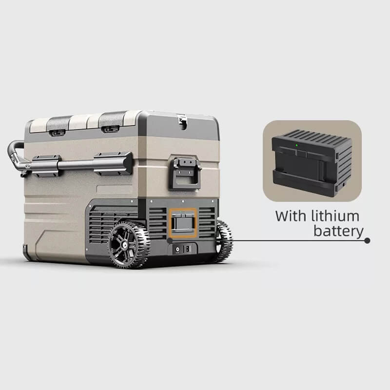 Alpicool TAW35 Portable Dual Zone Camping Car Fridge With Removable  Batteries On Wheels – BetiLife™